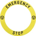Schneider Electric, Schneider Electric ZBY8L330 Unterlegschild EMERGENCY STOP 10 St.