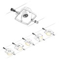 Paulmann 94432 Seil-Komplettsystem GU5.3 Weiß (matt), Chrom