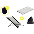 BakkerElkhuizen, BakkerElkhuizen Homeworking Box Professional PLUS DE Home Office-Set Schwarz/Silber