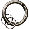 Basi Schlüsselring mit Karabiner 0006-0155 Grau, Schwarz 10 St./Pack. 10 St.