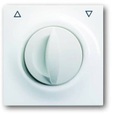 Busch-Jaeger Abdeckung Jalousie-Schalter, Jalousie-Schalter/-Taster Impuls Reinweiß (RAL 9010), Weiß 2CKA001753A4864