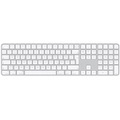 Apple Magic Keyboard mit Touch ID und Ziffernblock Bluetooth® Tastatur Weiß Wiederaufladbar