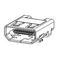 Molex 467650301 250 pcs 0.40mm Pitch Micro HDMI Connector, Right-Angle Receptacle, Surface Mount, with Pick-and-Place