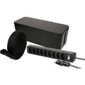 Max Hauri - Kabelbox mit Steckerleiste 9x T13 Schwarz