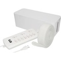 Max Hauri - Kabelbox mit Steckerleiste 7x T13, 3x Typ11 Weiss