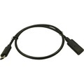 Cliff USB-Kabel USB-C™ Buchse, USB-C™ Stecker 0.5 m Schwarz