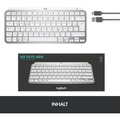 Logitech MX Keys Bluetooth® Tastatur Deutsch, QWERTZ Grau