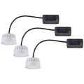 Paulmann 92473 EBL Choose 3er Coin LED-Einbauleuchte 18 W Warmweiß EEK: G (A - G) Satin