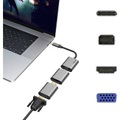 HAMA 00200306 - 6IN1 - Video-Adapter-Set (Grau/Schwarz)
