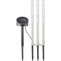 undefined, Außen-Dekobeleuchtung WS-QP03 3er Set LED 1 W Neutralweiß Transparent