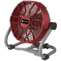 TOOLCRAFT Tischventilator 26 W (Ø x H) 275 mm x 350 mm Rot-Grau