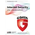 G DATA, G-Data Internet Security 3 für 1 Sonderedition Jahreslizenz, 3 Lizenzen Windows, Mac, Android, iOS Antivirus,