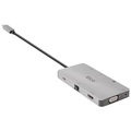 club3D CSV-1594 9 Port USB 3.1 Gen 1-Hub mit eingebautem Netzwerk-Anschluss, mit eingebautem SD-Kartenleser, mit USB-C