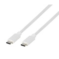 Vivanco USB-Kabel USB-C? Stecker, USB-C? Stecker 1 m Weiß 63088