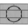 tepro Garten Guss-Grillrost-Set Guss Grillrost Schwarz