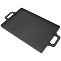 tepro Garten Guss-Wendeplatte Grösse XL Guss Grillplatte Schwarz