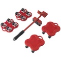 TOOLCRAFT, TOOLCRAFT TO-7753734 Möbel-Transportroller Traglast (max.): 400 kg