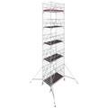 Krause 787088 FahrGerüst Aluminium Rollgerüst fahrbar Arbeitshöhe (max.): 11.30 m Silber 436 kg