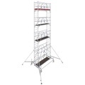 Krause 774064 FahrGerüst Aluminium Rollgerüst fahrbar Arbeitshöhe (max.): 9.50 m Silber 288 kg