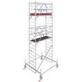 Krause 773036 FahrGerüst Aluminium Rollgerüst fahrbar Arbeitshöhe (max.): 6.50 m Silber 162 kg