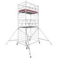 Krause 782045 FahrGerüst Aluminium Rollgerüst fahrbar Arbeitshöhe (max.): 6.40 m Silber 251.5 kg