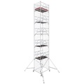 Krause 781109 FahrGerüst Aluminium Rollgerüst fahrbar Arbeitshöhe (max.): 12.40 m Silber 422.5 kg