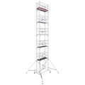 Krause 771100 FahrGerüst Aluminium Rollgerüst fahrbar Arbeitshöhe (max.): 12.40 m Silber 296.50 kg