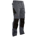 Jobman J2321-grau/schwarz-64 Handwerker Hose, normale Größe +5cm Dunkelgrau, Schwarz Kleider-Größe: 64