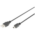 Digitus USB-Kabel HDMI-A Stecker, USB-Mini-B Stecker 3 m Schwarz DB-300130-030-S