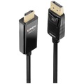 Lindy - Videokabel - DisplayPort (M) bis HDMI (M) - 3 m - abgeschirmt - Schwarz