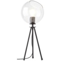 Brilliant, Brilliant Afton 94961/06 Tischlampe E27 Schwarz, Transparent
