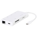 Vivanco USB-C? Adapter [1x USB-C? Stecker - 7x HDMI-Buchse, MicroSD-Karten-Slot, RJ45-Buchse, SD-Karten-Slot, USB 3.2