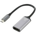 Renkforce USB-C® Adapterkabel DisplayPort Buchse 15 cm Schwarz RF-5397866 doppelt geschirmt USB-C®-Displaykabel