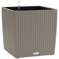 Lechuza - Blumenkasten mit Integriertem Bewässerungssystem Cube Cottage 50 - Sandbraun