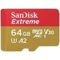 undefined, SanDisk Extreme 64 GB MicroSDXC UHS-I Klasse 10