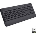 Logitech Signature K650 Bluetooth®, Funk Tastatur Deutsch, QWERTZ, Windows® Weiß Beleuchtet, Spritzwassergeschützt