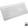Logitech Signature K650 Bluetooth®, Funk Tastatur Deutsch, QWERTZ, Windows® Weiß Beleuchtet, Spritzwassergeschützt