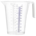 Transparenter Messbecher