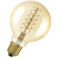 Osram Vintage 1906 LED E27 Globe Filament Gold 95mm 4.8W 420lm - 822 Extra Warm White | Dimmable