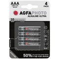 AgfaPhoto Ultra LR03 Micro (AAA)-Batterie Alkali-Mangan 1.5 V 4 St.