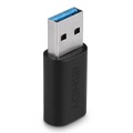 LINDY USB 3.2 Gen 1 (USB 3.0) Adapter [1x USB 3.2 Gen 1 Stecker A (USB 3.0) - 1x USB-C® Buchse] 41904