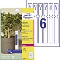 Avery Zweckform, Avery-Zweckform T3008-10 Etiketten (A4) 250 x 25 mm Polyester Weiß 60 St. Nicht klebend Schlaufenanhänger-Etiketten