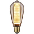 LED-Lampe E27 ST64 4W mit Innenkolben Ringmuster