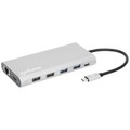 Manhattan 130660 Notebook Dockingstation integrierter Kartenleser, USB-C® Power Delivery