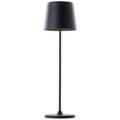 LED-Akku-Tischlampe Kaami, dimmbar schwarz matt