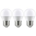 Paulmann LED-Tropfen E27 5,5W 2.700K opal 3er-Pack