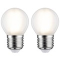 Paulmann LED-Tropfen E27 5W 2.700K matt 2er-Pack