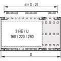 Schroff 24560078 Sichtblende 2 St.