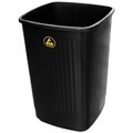 BJZ A-34058 ESD Papierkorb 50 l (B x H x T) 360 x 650 x 360 mm Kunststoff Schwarz 1 St.