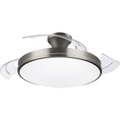 Philips, Philips Atlas Deckenventilator 28 W, 35 W (Ø x H) 490 mm x 418 mm Nickel